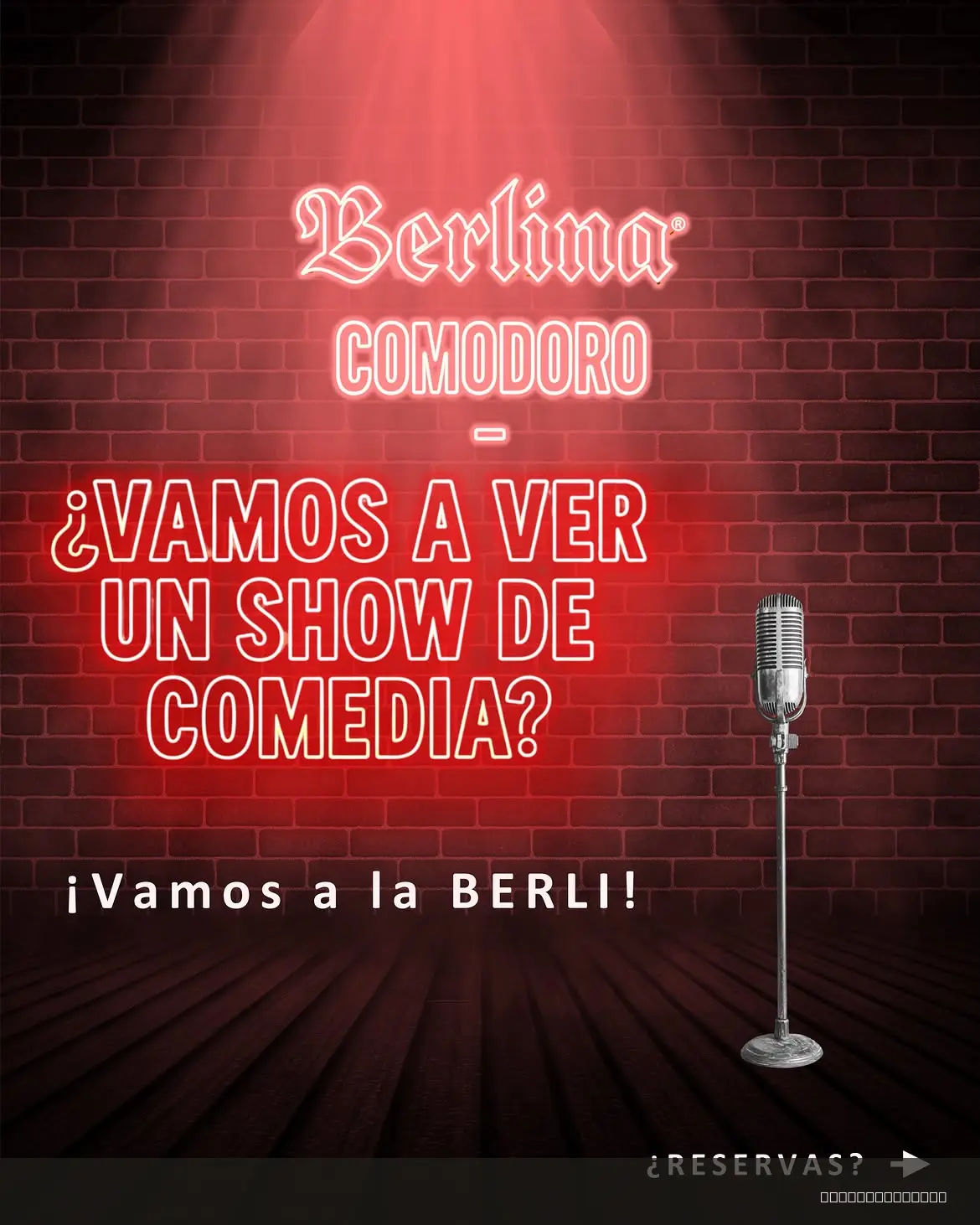 Flyer de Open Mic Stand Up — viernes 25 de septiembre en Berlina Comodoro, Comodoro Rivadavia — imagen 2 de 2