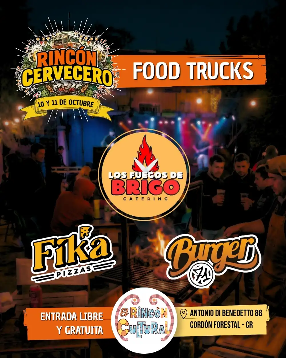 Flyer de Rincón Cervecero — domingo 11 de octubre en El Rincón Cultural, Comodoro Rivadavia — imagen 4 de 5