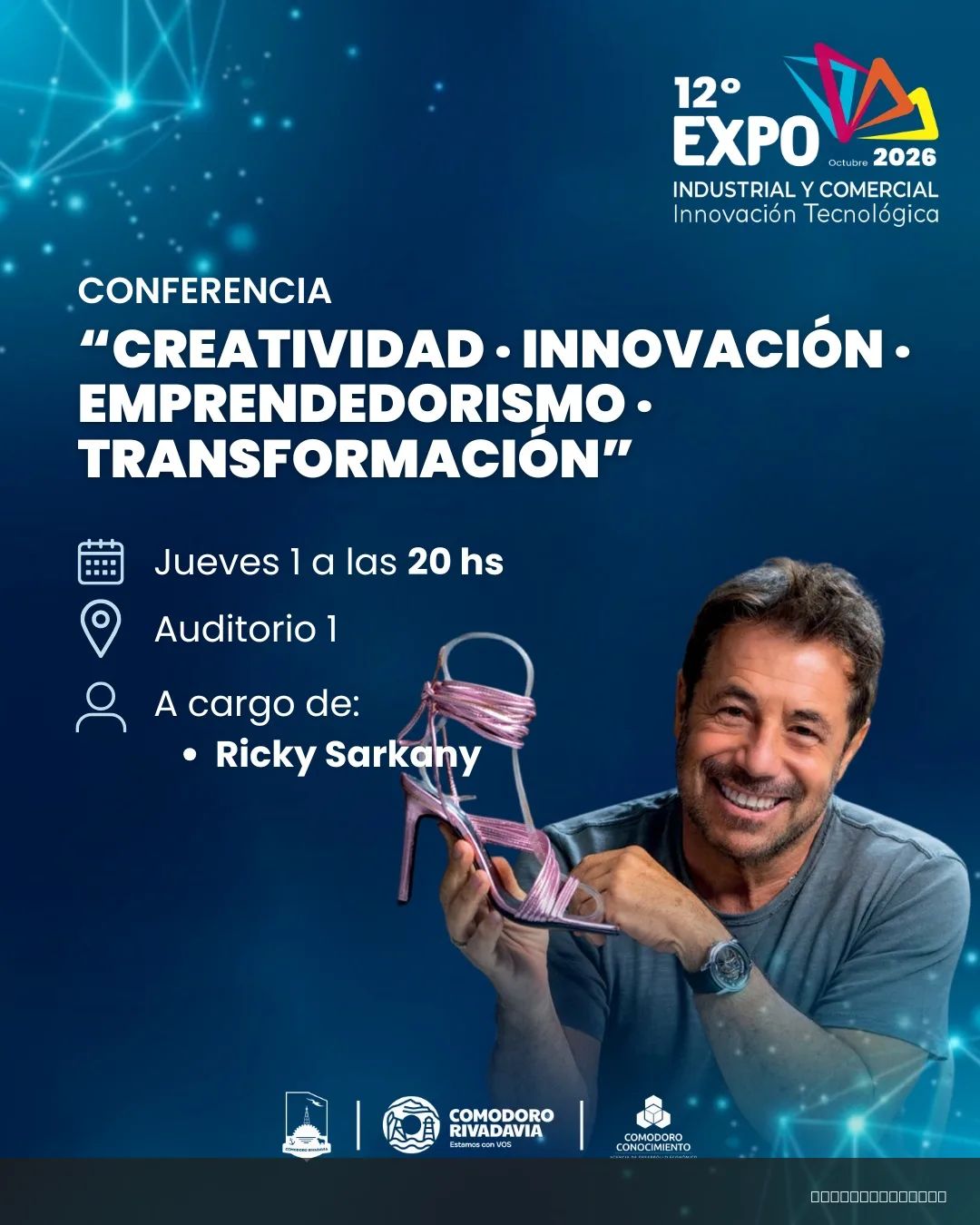 Flyer de Creatividad · Innovación · Emprendedorismo · Transformación