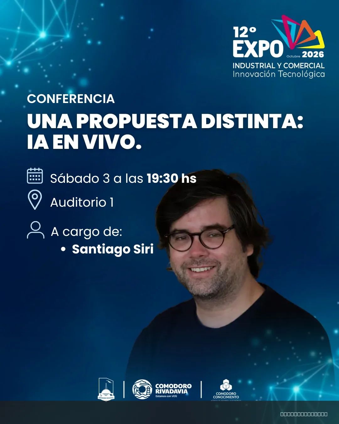 Flyer de Una propuesta distinta: IA en vivo